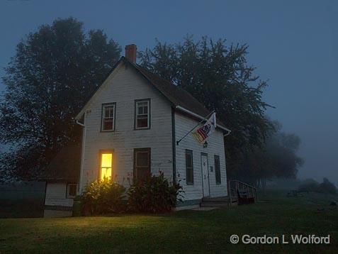 Lockmaster's House In First Light_22650-4.jpg - Rideau Canal Waterway photographed near Smiths Falls, Ontario, Canada.
